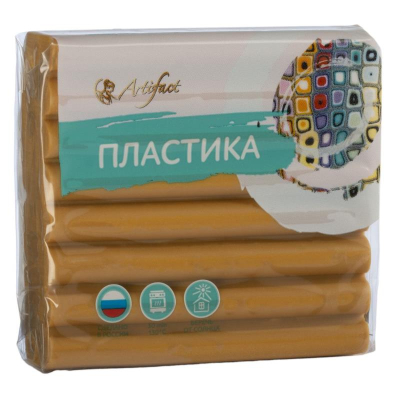 Глина полимерная термоотвердевающая Артефакт 'Классик' светлый бук  56г