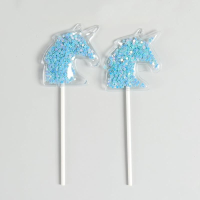 Топпер 'Единорог' акриловый 2шт