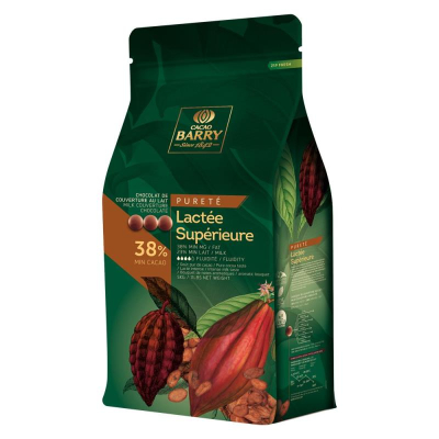 Шоколад молочный Cacao Barry Lactee Superieure 38.2%5кг