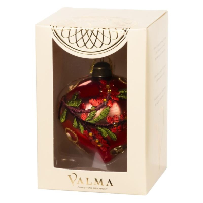 Украшение подвесное&nbsp;&nbsp;9х8см 'Капля' стекло VALMA