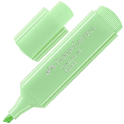 Текст-маркер Faber-Castell Textliner Pastel 1-5.0мм светло-зеленый
