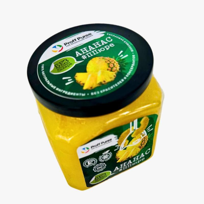 Пюре замороженное Proff Puree 'Ананас без сахара'&nbsp;&nbsp;500г