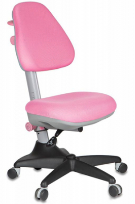 Кресло детское Бюрократ KD-2 ткань розовое
