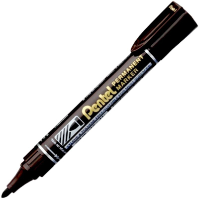 Маркер перманентный Pentel круглый  2.0мм 'Extra Large Point' коричневый
