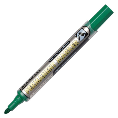 Маркер перманентный Pentel круглый  4.5мм с подкачкой чернил 'Maxiflo' зеленый