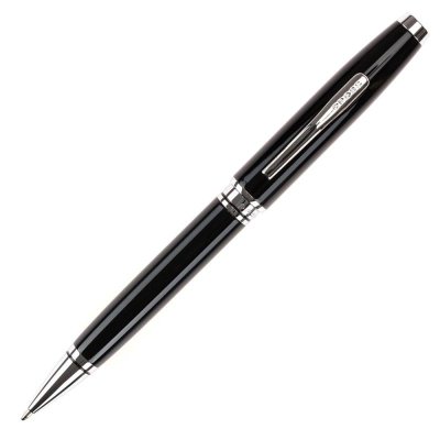 Ручка шариковая Cross 'Coventry' Black Lacquer Medium черные чернила