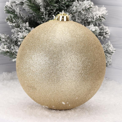 Шар 200мм золотой 'Блеск' пластик