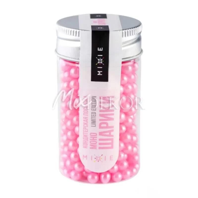 Посыпка кондитерская MIXIE 'Моно- шарики' жемчуг розовый Limited edition 50г