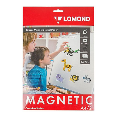 Бумага с магнитным слоем Lomond Magnetic Paper глянцевая A4  2л для струйных принтеров 660г