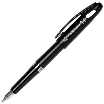 Ручка перьевая для каллиграфии Pentel Tradio Calligraphy Pen 1.8мм черная