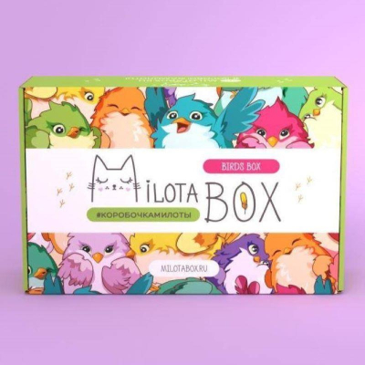 Подарочный набор-сюрприз MilotaBox 'Birds Box'
