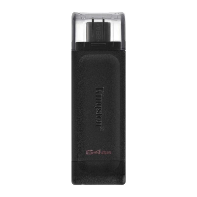 Флэш-драйв&nbsp;&nbsp;64Gb Kingston 'DataTraveler 70' USB3.2 Type-C черный