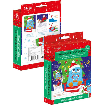 Набор творческий новогодний Феникс-Презент мягкая мозаика 