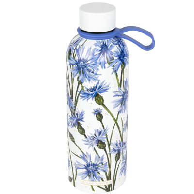 Термобутылка BrunoVisconti®&nbsp;&nbsp;0.50л 'Flora' стальная Васильки
