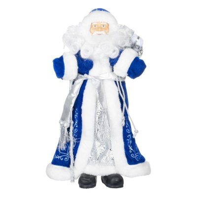 Дед Мороз&nbsp;&nbsp;20см в синей шубке