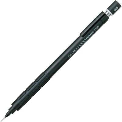 Карандаш автоматический профессиональный 0.5мм Pentel Graph 1000 For Pro металлический корпус