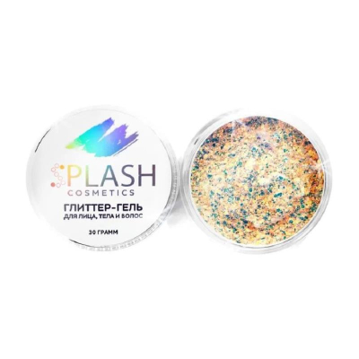 Гель для лица, тела и волос SPLASH с блестками  30гр 'Бриллиантовый жёлтый'