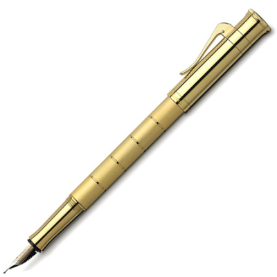 Ручка перьевая Graf von Faber-Castell Anello покрытие золото перо 18K Medium