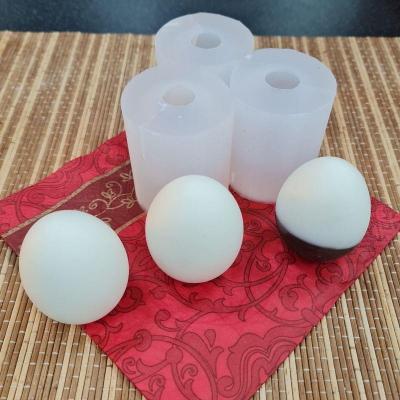 Молд силиконовый 3D 'Яйцо куриное' 5.7х4.7см