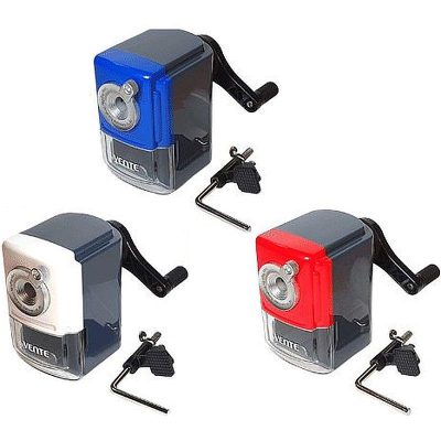 Точилка механическая deVENTE 'Camera' c регулировкой угла заточки функцией очистки ножей со струбциной цвета ассорти