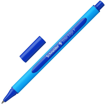 Ручка шариковая Schneider 0.8мм Slider Edge F одноразовая синяя