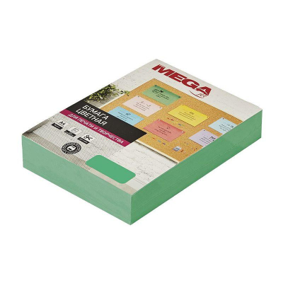 Бумага цветная A4 ProMEGA jet&nbsp;&nbsp;80г яркая зеленая 500л