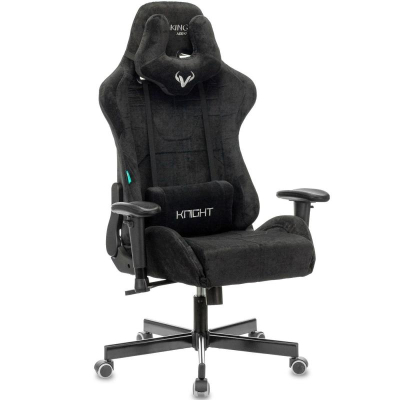 Кресло игровое Zombie Viking-Knight LT20 Fabric&nbsp;&nbsp;2 подушки ткань черное