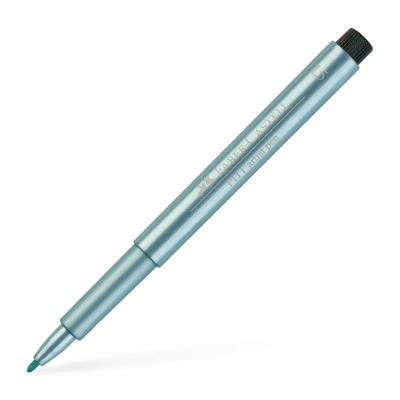 Ручка капиллярная художественная Faber-Castell Pitt Artist Pen Metallic d-1.5мм синяя