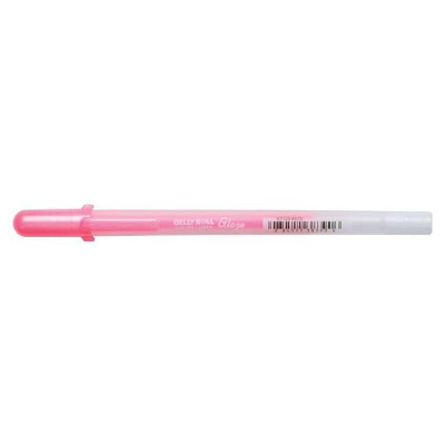 Ручка гелевая Sakura 0.8мм Gelly Roll Glaze розовая