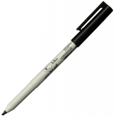 Ручка капиллярная для каллиграфии Sakura Calligraphy Pen d-3мм черная