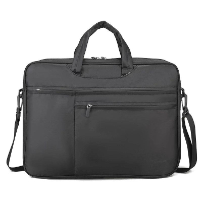Сумка для ноутбука Lamark 15.6" с ручками и ремнем 42х31х6см полиэстер черная