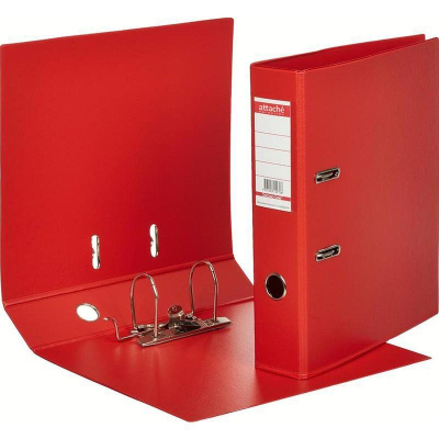 Папка файл A4&nbsp;&nbsp;70мм Attache Selection 'StrongLine' PVC разобранная красная
