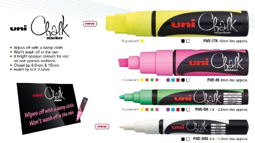 Маркер-жидкий мел Uni-Ball Chalk Marker