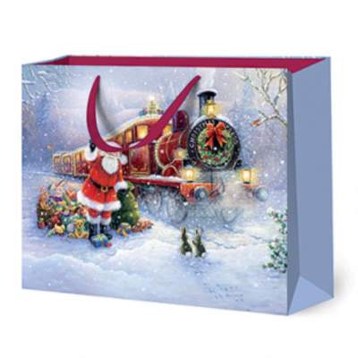 Пакет подарочный 36х32х12см 'Новый год'