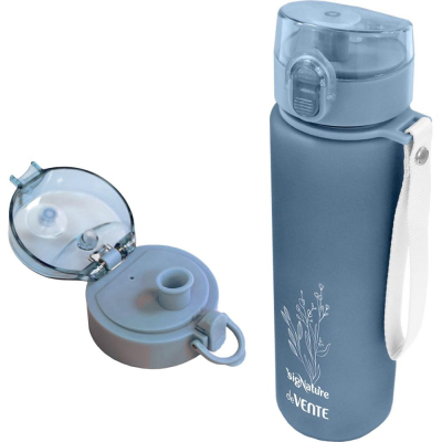Бутылочка для воды deVENTE&nbsp;&nbsp;0.56л 'sigNATURE' с диффузором пластиковая Сумеречно-синяя