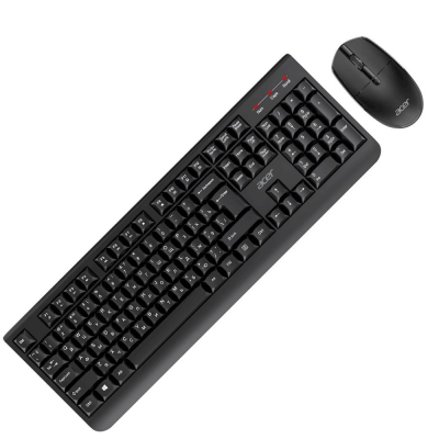 Клавиатура +мышь беспроводные Acer OCC401 Multimedia черные