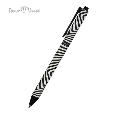 Ручка шариковая автомат BrunoVisconti® ArtClick  0.5мм синие чернила 'Оптическая иллюзия'