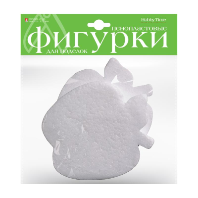 Заготовка для декорирования из пенопласта Hobby Time Яблоки плоские h-12.5см 2шт
