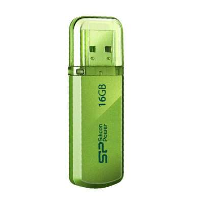 Флэш-драйв  16Gb Silicon Power Helios 101 Green