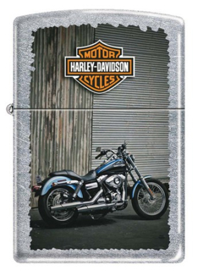 Зажигалка бензиновая Zippo 'Harley-Davidson®' с покрытием Street Chrome® серебристая