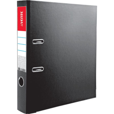 Папка файл A4&nbsp;&nbsp;50мм deVENTE двустороний PVC разобранная черная