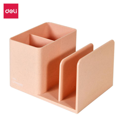 Подставка для писем и принадлежностей Deli 'Urbanroot' 4 отделения 15x10x12см розовая