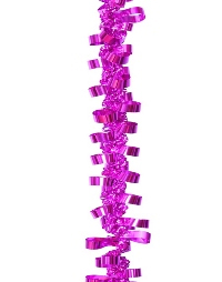 Мишура 2.7м d-45мм Бантики сиреневая