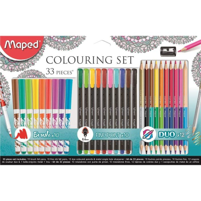 Набор для рисования Maped Graph'peps  33 предмета в картонной коробке