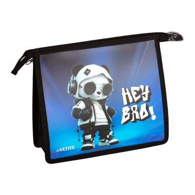 Папка для тетрадей A5 deVENTE с расширением&nbsp;&nbsp;1 отделение на молнии пластиковая 'Hey Bro'