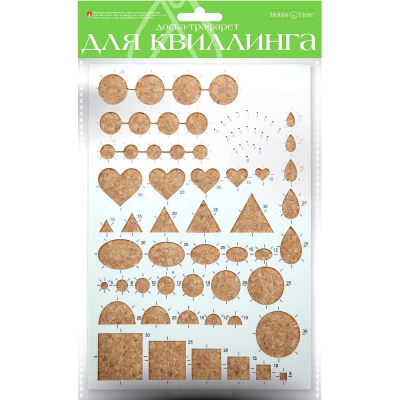 Доска-трафарет для квиллинга Hobby Time на пробковой основе