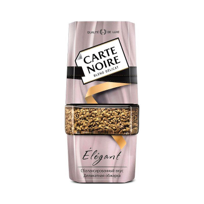 Кофе растворимый Carte Noire 'Elegant'  95г в стеклянной банке