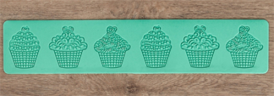 Коврик для айсинга&nbsp;&nbsp;38.5х8см Капкейки