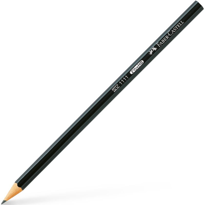 Карандаш Faber-Castell 1111 HB черный корпус