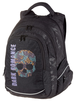Рюкзак Walker Fun Dark Romance 32х44х24см 2 отделения с органайзером черный